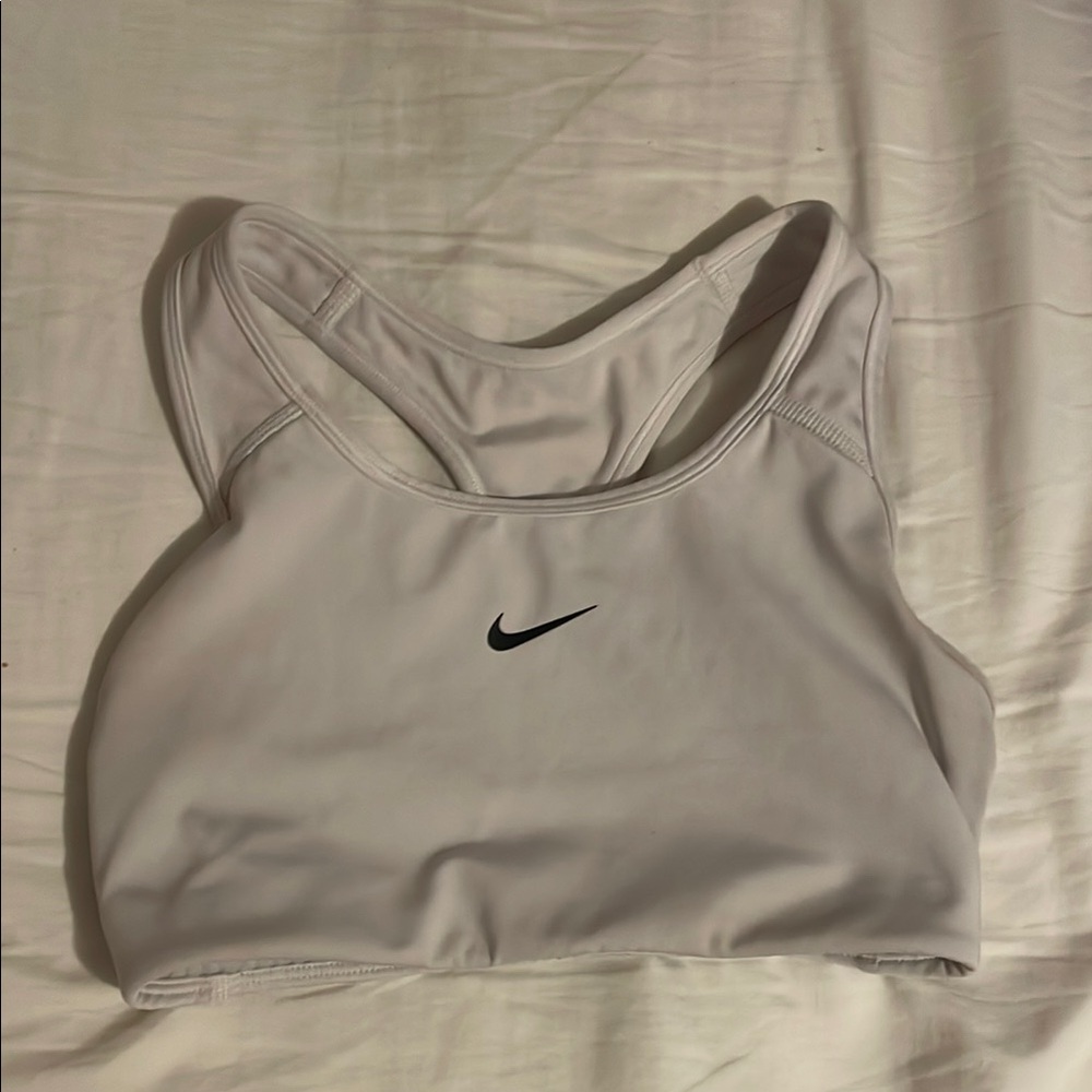 Nike Women's White Sports Bra